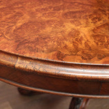 Load image into Gallery viewer, x SOLD Antique Dining Table, Kitchen Table, Burr Walnut Sofa Table, Tilt Top Table B11159