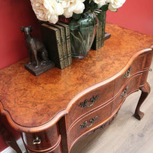 Load image into Gallery viewer, x SOLD Antique French Burr Walnut Side Cabinet Side Table, Sideboard, Chest of Drawers B10471