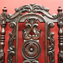 Load image into Gallery viewer, x SOLD Antique French Armchair French Oak Church Chair, Hall Chair, Bedroom Chair Seat B10752