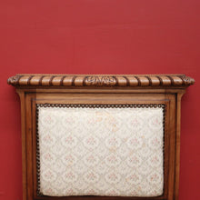 Load image into Gallery viewer, x SOLD Pair of Chairs, Church Hall Chairs, Antique French Fabric and Walnut Chairs. B10373