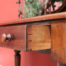 Load image into Gallery viewer, x SOLD Antique English Mahogany 2 Drawer Mirror Back Dressing Table Hall Table Ladies Desk B10715