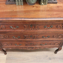 Load image into Gallery viewer, x SOLD Antique French Chest of Drawers, French Oak and Brass Handle Hall Cabinet Chest B10922