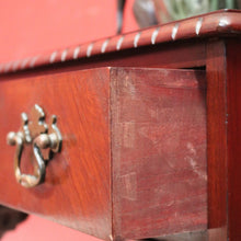 Load image into Gallery viewer, x SOLD Antique Australian Cedar Hall Table with Drawer to the Apron, Lamp or Side Table. B11290