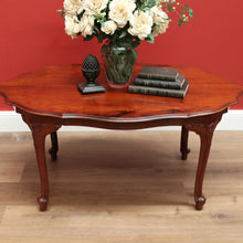Load image into Gallery viewer, x SOLD Vintage French Mahogany Cabriole Leg Shaped Top Coffee Lamp side Table B10692