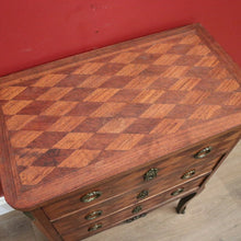 Load image into Gallery viewer, x SOLD Antique French Walnut, Parquetry Chest of Drawers, Hall Cabinet Large Side Table B11034