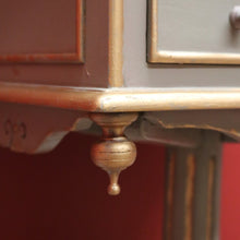 Load image into Gallery viewer, x SOLD Vintage Lamp Table, 3 Drawer Mahogany Sewing Table, Bedside Pedestal Wine Table B10672