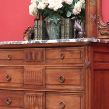 Load image into Gallery viewer, x SOLD Antique French Chest of Drawers Mirror Back Dressing Table, Antique Hall Cabinet B10822