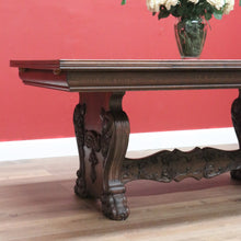 Load image into Gallery viewer, x SOLD Vintage French Dining Table 2 Leaves, French Oak 2 Leaf Extension Kitchen Table B10758
