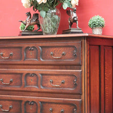 Load image into Gallery viewer, x SOLD Antique French Chest of Drawers, 3 Drawer Hall Cabinet Living Room Cabinet Chest B10683