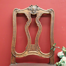 Load image into Gallery viewer, x SOLD Pair of Antique French Hall Chairs, Leather, Oak and Brass Stud Office Chairs B10429