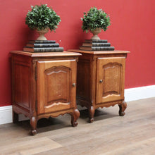 Load image into Gallery viewer, x SOLD Pair of Vintage Lamp Cabinets, pair of Bedside Table, Lamp tables Hall Cabinets. B10957