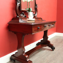 Load image into Gallery viewer, x SOLD Antique Dressing Table, Antique English Mahogany 6 Drawer Mirror Dressing Table. B9671