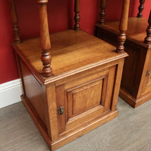 Load image into Gallery viewer, x SOLD Pair of Bedside Tables, Antique French Oak Bedside Cabinets, Hall Lamp Tables B10256