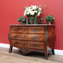 Load image into Gallery viewer, x SOLD Antique French Chest of Drawers, Antique Walnut, Brass, Marble Chest of Drawers B10781