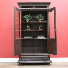 Load image into Gallery viewer, x Sold Antique Bookcase, Brittany, France Two Door Bookcase or China Display Cabinet B10454