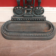 Load image into Gallery viewer, x SOLD Vintage French Cast Iron Umbrella Stand with Drip Tray, Cane Stand, or Door Stop. B10155