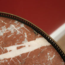 Load image into Gallery viewer, x SOLD Antique French Bedside Table Marble and Gilt Brass Lamp Side Table, Drinks Table B11072