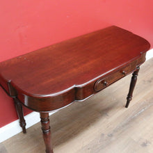 Load image into Gallery viewer, x SOLD Antique Australian Cedar Hall Table, Cedar Sofa Table, Side Table with Drawer B10969