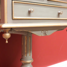 Load image into Gallery viewer, x SOLD Vintage Lamp Table, 3 Drawer Mahogany Sewing Table, Bedside Pedestal Wine Table B10672