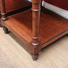 Load image into Gallery viewer, x SOLD Pair of Antique Bedside Cabinets, French Oak and Marble Lamp Tables B10574