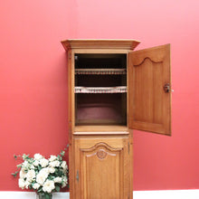 Load image into Gallery viewer, x SOLD Vintage French Drinks Cabinet Pantry Cupboard, Hall Cabinet, Pull out Glass Tray B10534