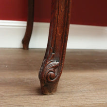 Load image into Gallery viewer, x SOLD Antique French Sofa Table Side Table Lamp Hall Table with Carved Scalloped Apron B10641