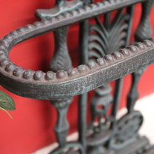 Load image into Gallery viewer, x SOLD Vintage French Cast Iron Umbrella Stand with Drip Tray, Cane Stand, or Door Stop. B10155