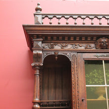 Load image into Gallery viewer, x SOLD Antique French Oak Sideboard, China Cabinet, or Bookcase, Hall Cupboard B10861
