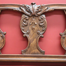 Load image into Gallery viewer, x SOLD Antique French Oak Hall Seat, Entry Slat Back Chair Bench Seat Chair Settle B10654