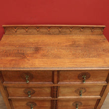Load image into Gallery viewer, x SOLD Antique French Chest of Drawers, French Oak 5 Drawer Hall Cupboard, Sideboard B10820