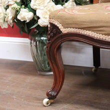 Load image into Gallery viewer, x SOLD Antique English Prayer Chair, Home Worship Kneeler with Tapestry Seat and Back. B11261