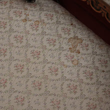 Load image into Gallery viewer, x SOLD Pair of Chairs, Church Hall Chairs, Antique French Fabric and Walnut Chairs. B10373