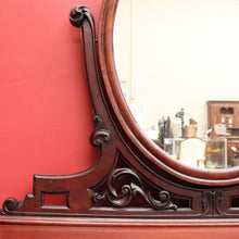 Load image into Gallery viewer, x SOLD Antique English Mahogany 2 Drawer Mirror Back Dressing Table Hall Table Ladies Desk B10715