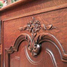 Load image into Gallery viewer, x SOLD Antique French Oak Three Drawer Sideboard, Cabinet, Curved Drawer Hall Cupboard B11063