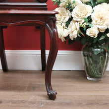 Load image into Gallery viewer, x SOLD Antique English Mahogany Hall Chair, Church, Foyer Chair with Carved Back B10720