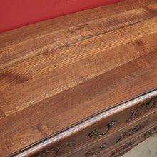 Load image into Gallery viewer, x SOLD Antique French Chest of Drawers, French Oak and Brass Handle Hall Cabinet Chest B10922