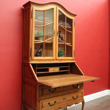 Load image into Gallery viewer, x SOLD Antique French Bookcase Desk Writing Bureau Bookcase Secretaire Desk Office Desk B10473