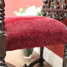Load image into Gallery viewer, x SOLD Antique French Armchair French Oak Church Chair, Hall Chair, Bedroom Chair Seat B10752