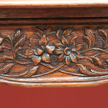 Load image into Gallery viewer, x SOLD Antique French Sofa Table Side Table Lamp Hall Table with Carved Scalloped Apron B10641