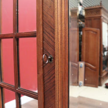 Load image into Gallery viewer, x SOLD Antique French Walnut Wardrobe, Armoire. Walnut and Mirror Linen Press Cabinet B10834