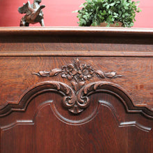 Load image into Gallery viewer, x SOLD Antique French Oak Three Drawer Sideboard, Cabinet, Curved Drawer Hall Cupboard B11063