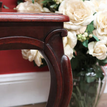 Load image into Gallery viewer, x SOLD Antique English Mahogany Hall Chair, Church, Foyer Chair with Carved Back B10720