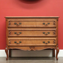 Load image into Gallery viewer, x SOLD Antique French Chest of Drawers, French Chest of 3 Drawers Hall Cabinet Bedside B10489