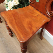 Load image into Gallery viewer, x SOLD Pair of Antique English Mahogany Hall Chairs, English Church Chairs, Shield Back B11108