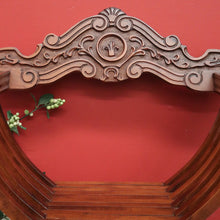 Load image into Gallery viewer, x SOLD Vintage French X Frame Hall Chair, Carved Savonarola Cross Frame Office Chair. B10271