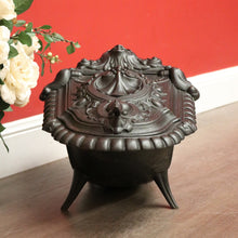 Load image into Gallery viewer, x SOLD Antique French Coal Scuttle, Kindling Fire Starter Holder Fire Box B10452