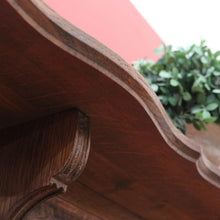 Load image into Gallery viewer, x SOLD Vintage French Oak Coat Rack with 6 Original Brass Coat Hooks, Ready to Hang B10496