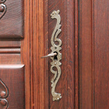 Load image into Gallery viewer, x SOLD Antique French Oak Three Drawer Sideboard, Cabinet, Curved Drawer Hall Cupboard B11063