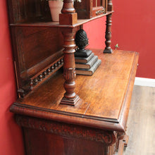 Load image into Gallery viewer, x SOLD Antique French Oak Sideboard, China Cabinet, or Bookcase, Hall Cupboard B10861