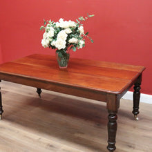 Load image into Gallery viewer, x SOLD Antique Australian Cedar Dining Table, Rustic Country Farmhouse Slab Top Table B11038